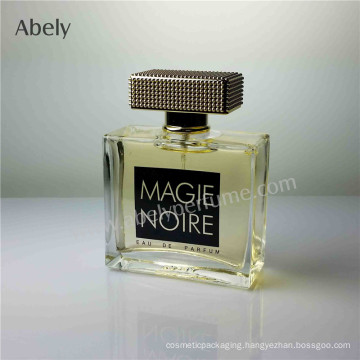 White Opal Glass Perfume Bottle with Polishing